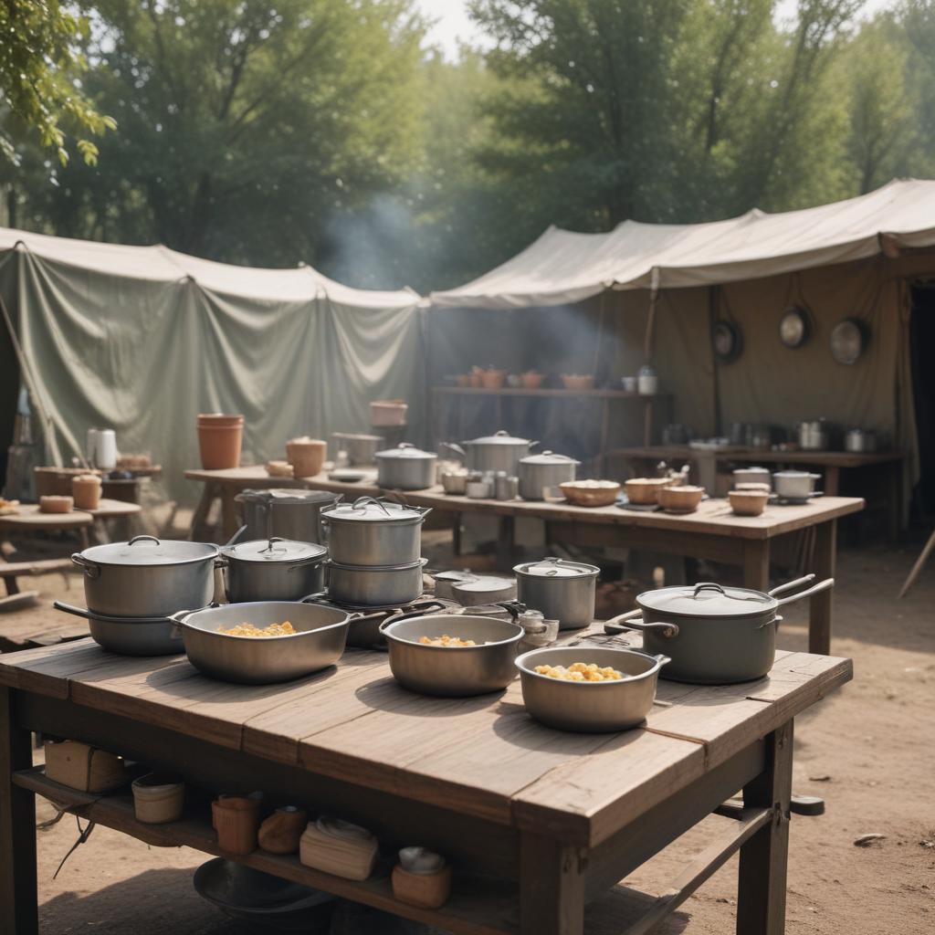 Аренда полевой кухни для военных мероприятий: условия и применение